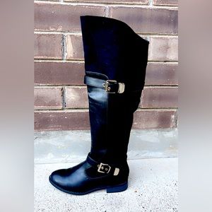 Justfab women boots. Black. Size 6.5.
